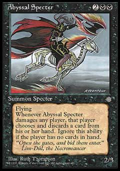 Abyssal Specter (Ice Age) Damaged / Poor
