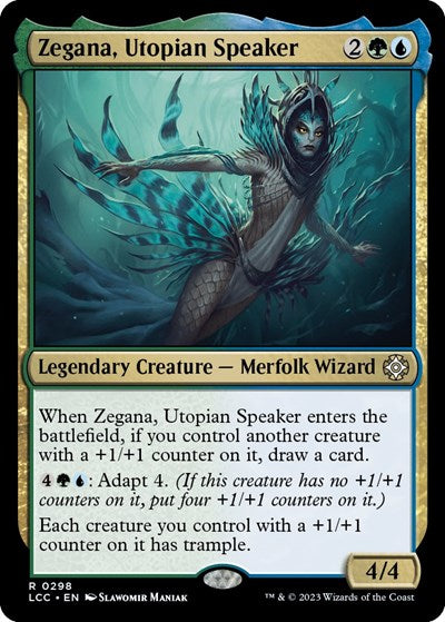 Zegana, Utopian Speaker (Commander: The Lost Caverns of Ixalan) Light Play