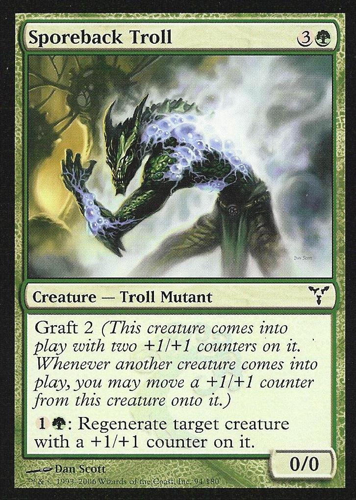 Sporeback Troll (Dissension) Light Play
