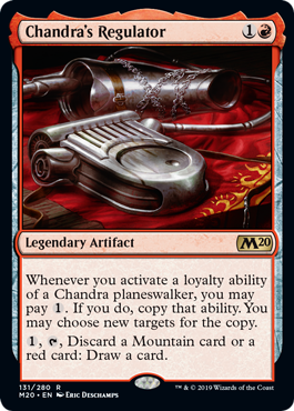 Chandra's Regulator (Magic 2020 Core Set) Light Play