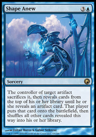 Shape Anew (Scars of Mirrodin) Light Play Foil