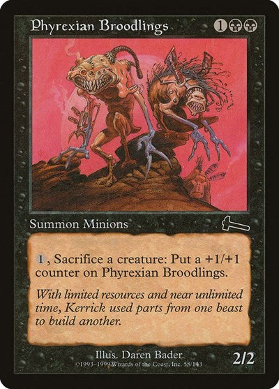 Phyrexian Broodlings (Urza's Legacy) Light Play