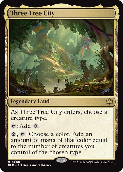 Three Tree City (Bloomburrow) Near Mint