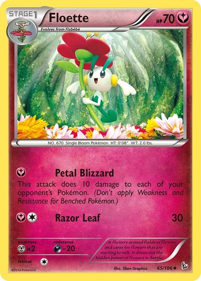 Floette (65) (XY - Flashfire) Heavy Play