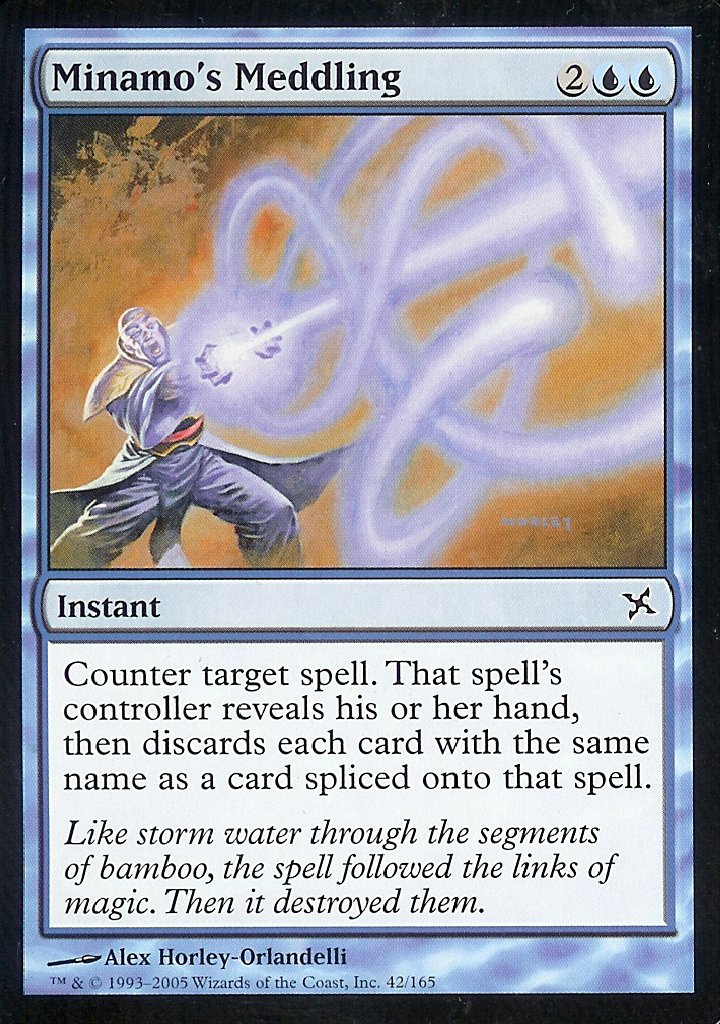 Minamo's Meddling (Betrayers of Kamigawa) Light Play