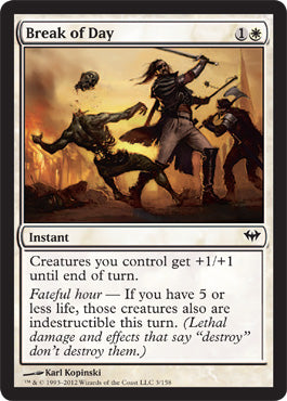 Break of Day (Dark Ascension) Light Play Foil