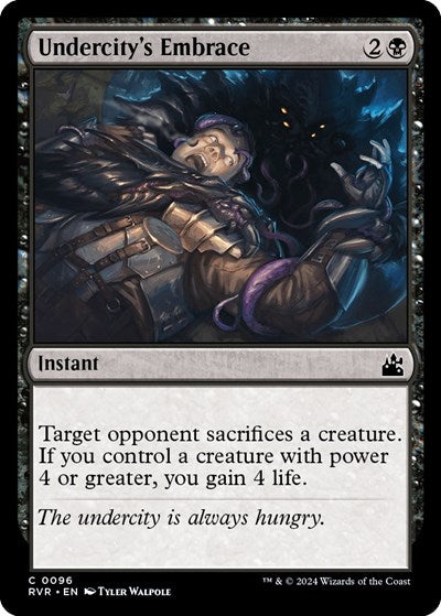 Undercity's Embrace (Ravnica Remastered) Light Play