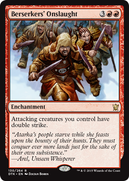 Berserkers' Onslaught (Dragons of Tarkir) Medium Play