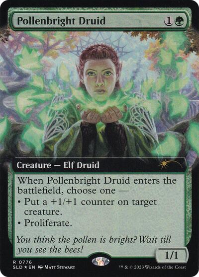 Pollenbright Druid (Extended Art) (Secret Lair) Near Mint Foil