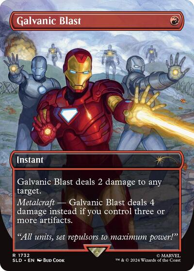 Galvanic Blast (Rainbow Foil) (Secret Lair) Light Play Foil