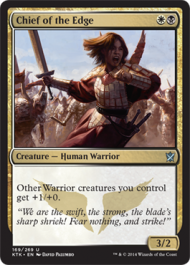 Chief of the Edge (Khans of Tarkir) Light Play