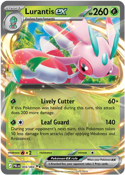 Lurantis ex - 004 (ME05: Pitch Black) Light Play Holofoil