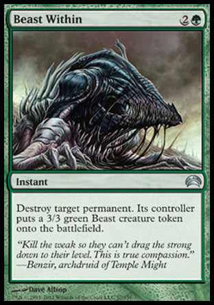 Beast Within (Planechase 2012) Light Play