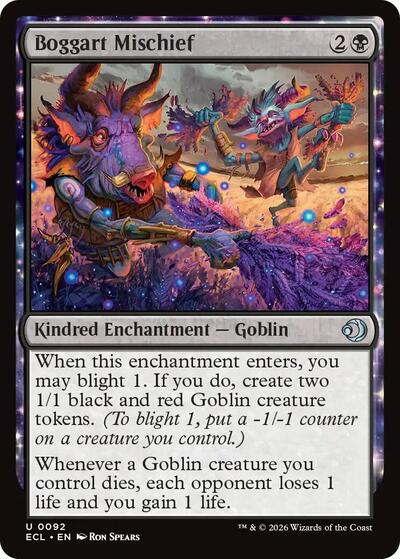 Boggart Mischief (Lorwyn Eclipsed) Light Play