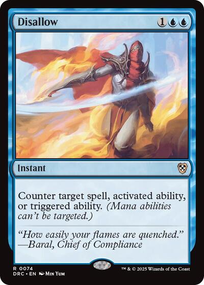 Disallow (Commander: Aetherdrift) Light Play