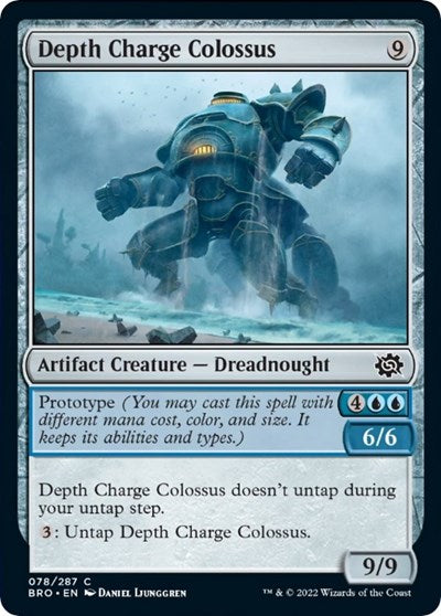 Depth Charge Colossus (The Brothers' War) Light Play