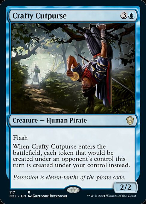 Crafty Cutpurse (Commander 2021 Strixhaven) Medium Play