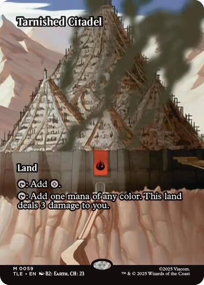Tarnished Citadel (Borderless) (Avatar: The Last Airbender: Eternal-Legal) Near Mint Foil