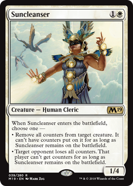 Suncleanser (Magic 2019 Core Set) Light Play Foil
