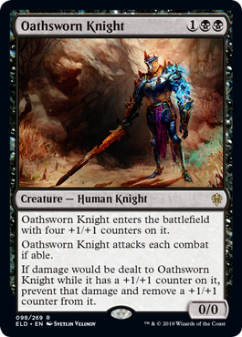 Oathsworn Knight (Throne of Eldraine) Light Play