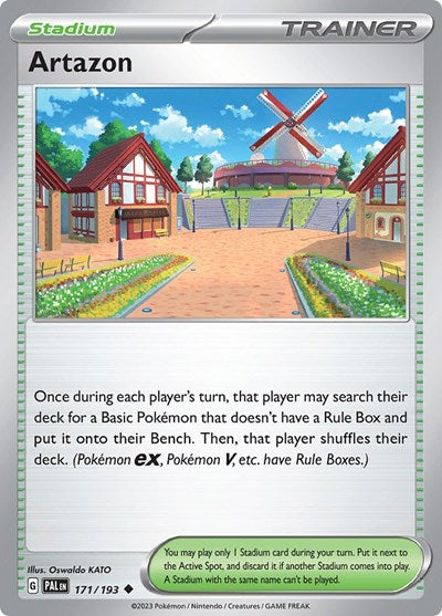 Artazon (SV02: Paldea Evolved) Light Play Reverse Holofoil