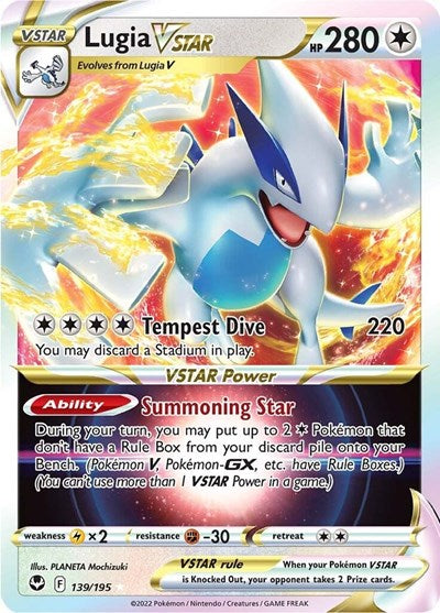 Lugia VSTAR (SWSH12: Silver Tempest) Light Play Holofoil