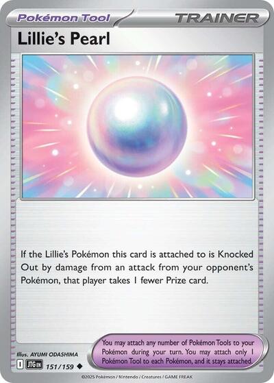 Lillie's Pearl (SV09: Journey Together) Light Play Reverse Holofoil