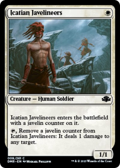Icatian Javelineers (Dominaria Remastered) Light Play