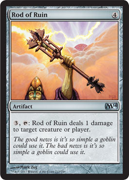Rod of Ruin (Magic 2014 Core Set) Light Play