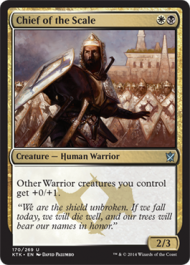 Chief of the Scale (Khans of Tarkir) Light Play Foil