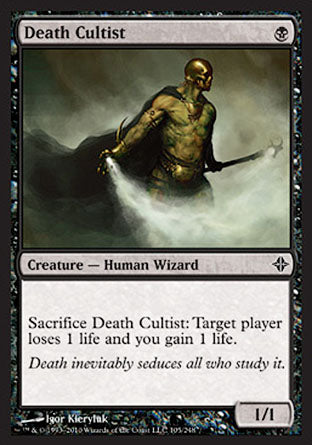 Death Cultist (Rise of the Eldrazi) Light Play