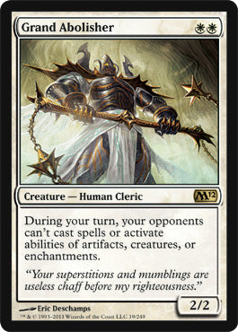 Grand Abolisher (Magic 2012 Core Set) Light Play