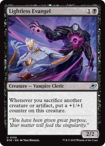 Lightless Evangel (Edge of Eternities) Light Play Foil