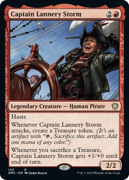 Captain Lannery Storm (Commander: Dominaria United) Light Play