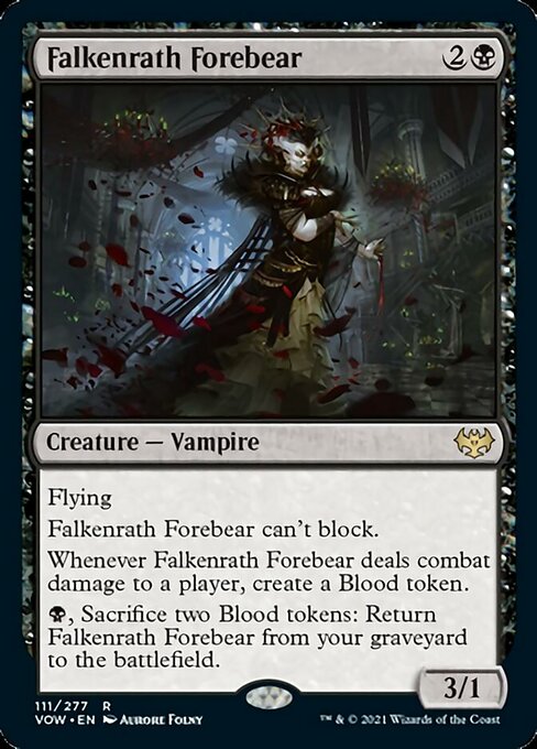 Falkenrath Forebear (Innistrad: Crimson Vow) Light Play