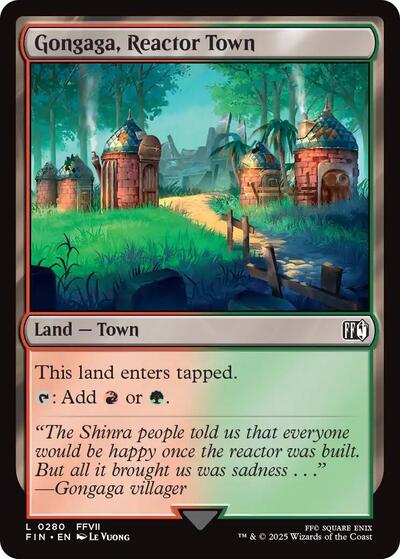 Gongaga, Reactor Town (Universes Beyond: FINAL FANTASY) Light Play