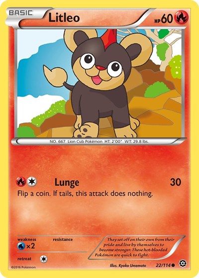 Litleo (XY - Steam Siege) Medium Play