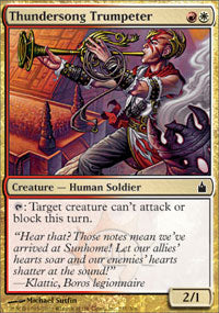 Thundersong Trumpeter (Ravnica) Light Play