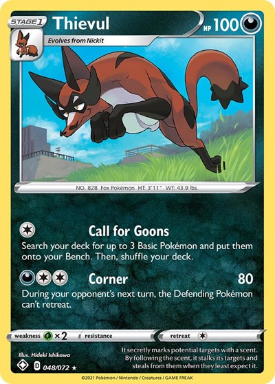 Thievul (Shining Fates) Light Play Holofoil