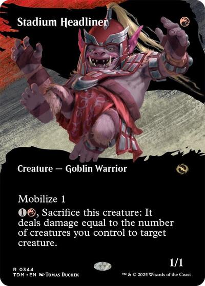 Stadium Headliner (Borderless) (Tarkir: Dragonstorm) Light Play Foil