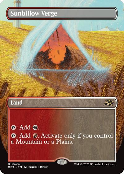 Sunbillow Verge (Borderless) (Aetherdrift) Near Mint