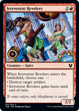 Irreverent Revelers (Theros Beyond Death) Light Play