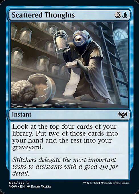 Scattered Thoughts (Innistrad: Crimson Vow) Light Play