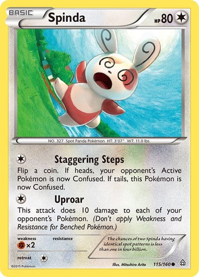 Spinda (XY - Primal Clash) Light Play