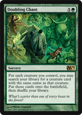 Doubling Chant (Magic 2012 Core Set) Light Play