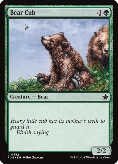 Bear Cub (Foundations) Light Play