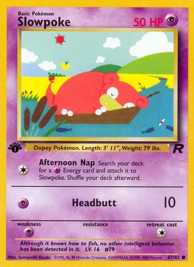 Slowpoke (Team Rocket) Medium Play Unlimited