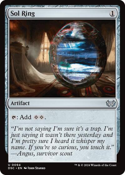 Sol Ring (Commander: Duskmourn: House of Horror) Light Play
