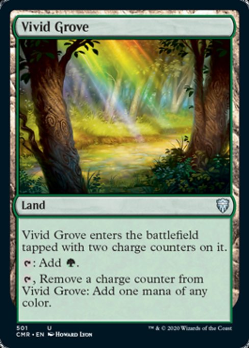 Vivid Grove (Commander 2020 Commander Legends) Light Play