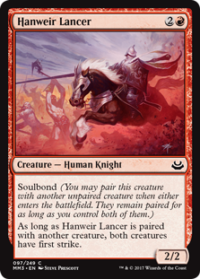 Hanweir Lancer (Modern Masters 2017) Light Play
